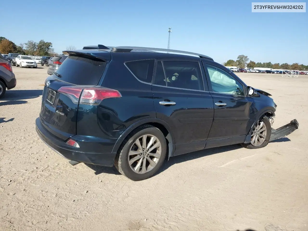 2T3YFREV6HW324202 2017 Toyota Rav4 Limited