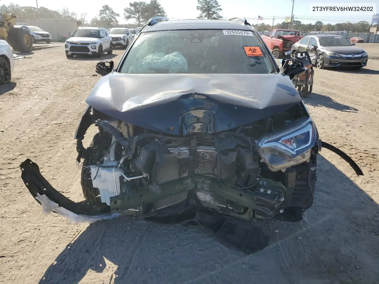 2T3YFREV6HW324202 2017 Toyota Rav4 Limited