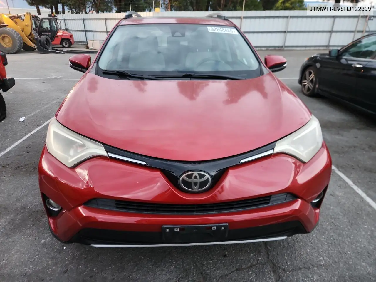 JTMWFREV8HJ122399 2017 Toyota Rav4 Xle