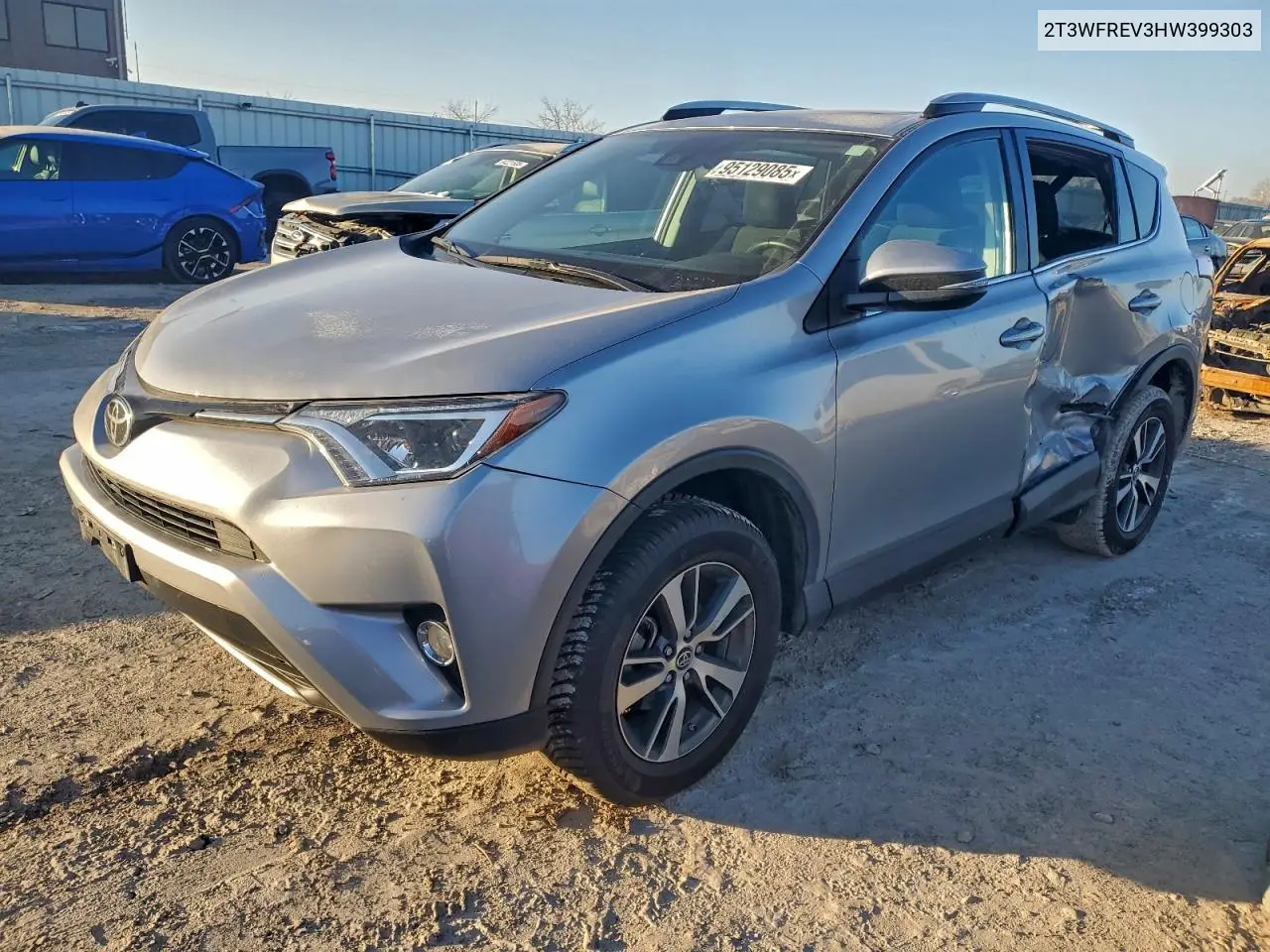 2T3WFREV3HW399303 2017 Toyota Rav4 Xle