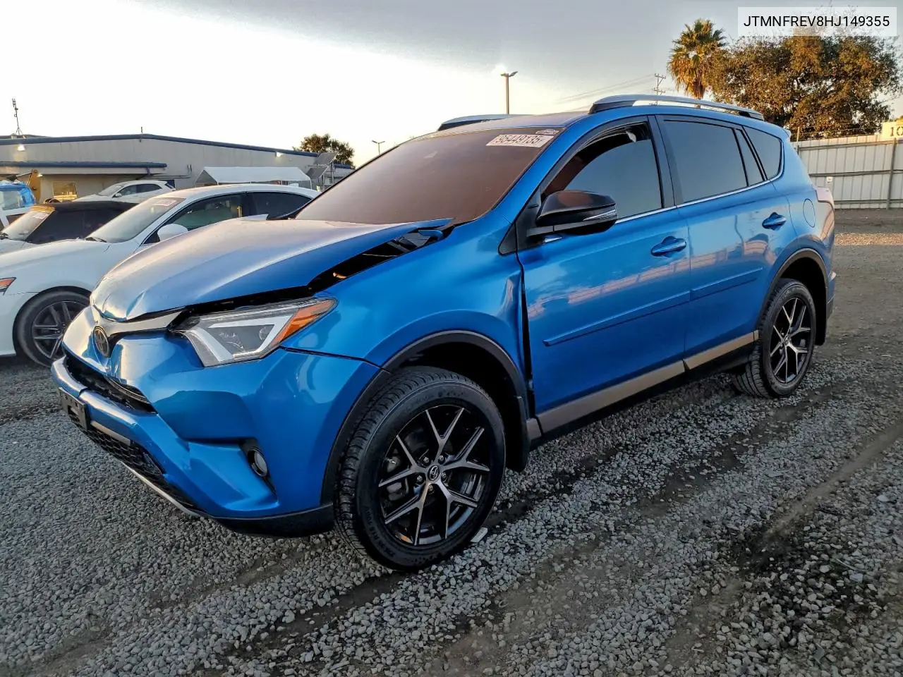 JTMNFREV8HJ149355 2017 Toyota Rav4 Se