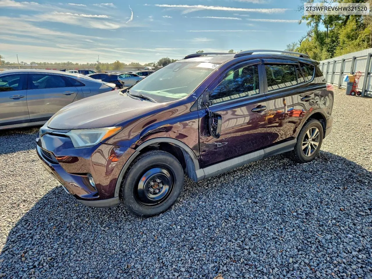 2T3WFREV6HW321520 2017 Toyota Rav4 Xle