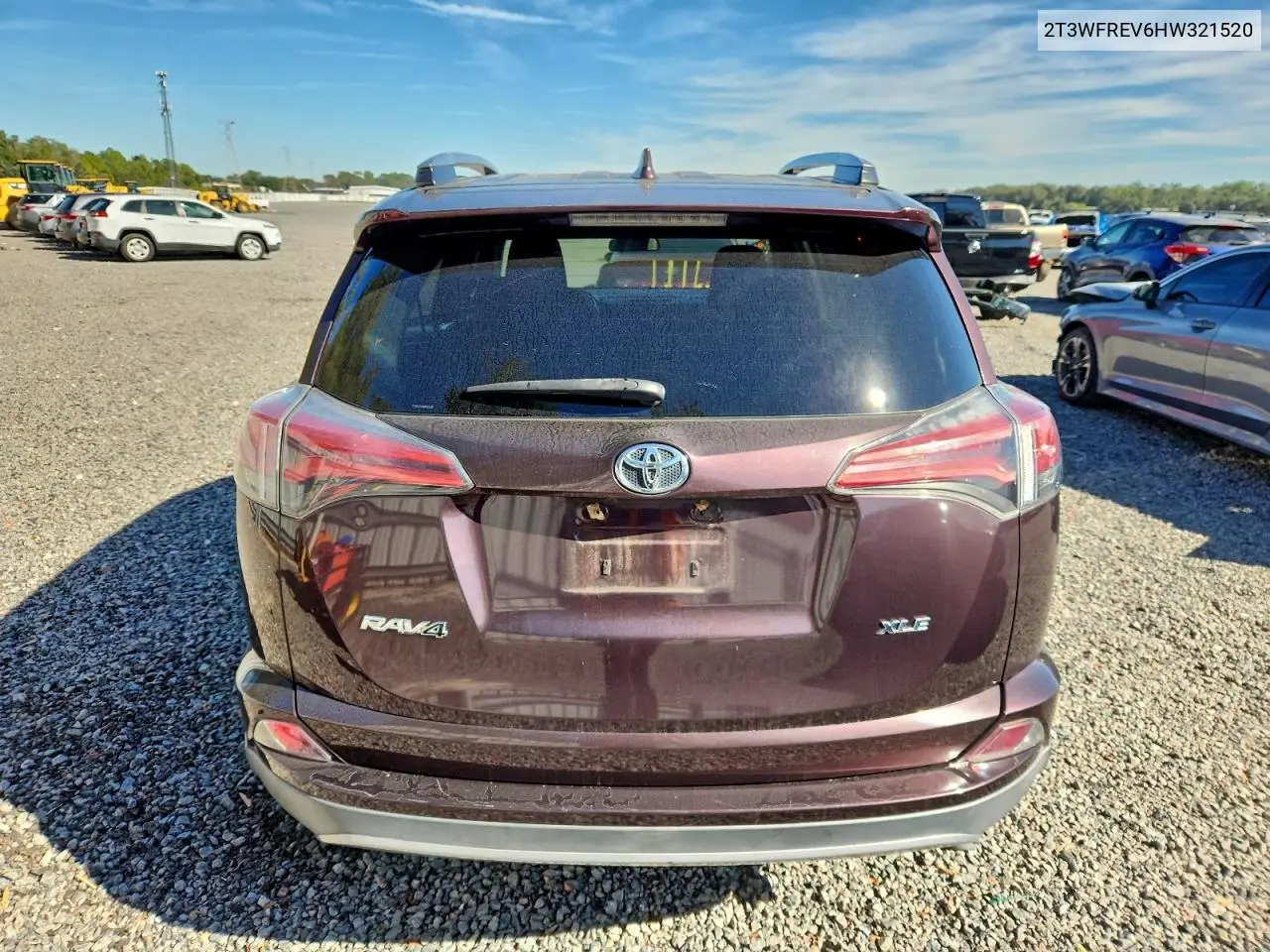 2T3WFREV6HW321520 2017 Toyota Rav4 Xle