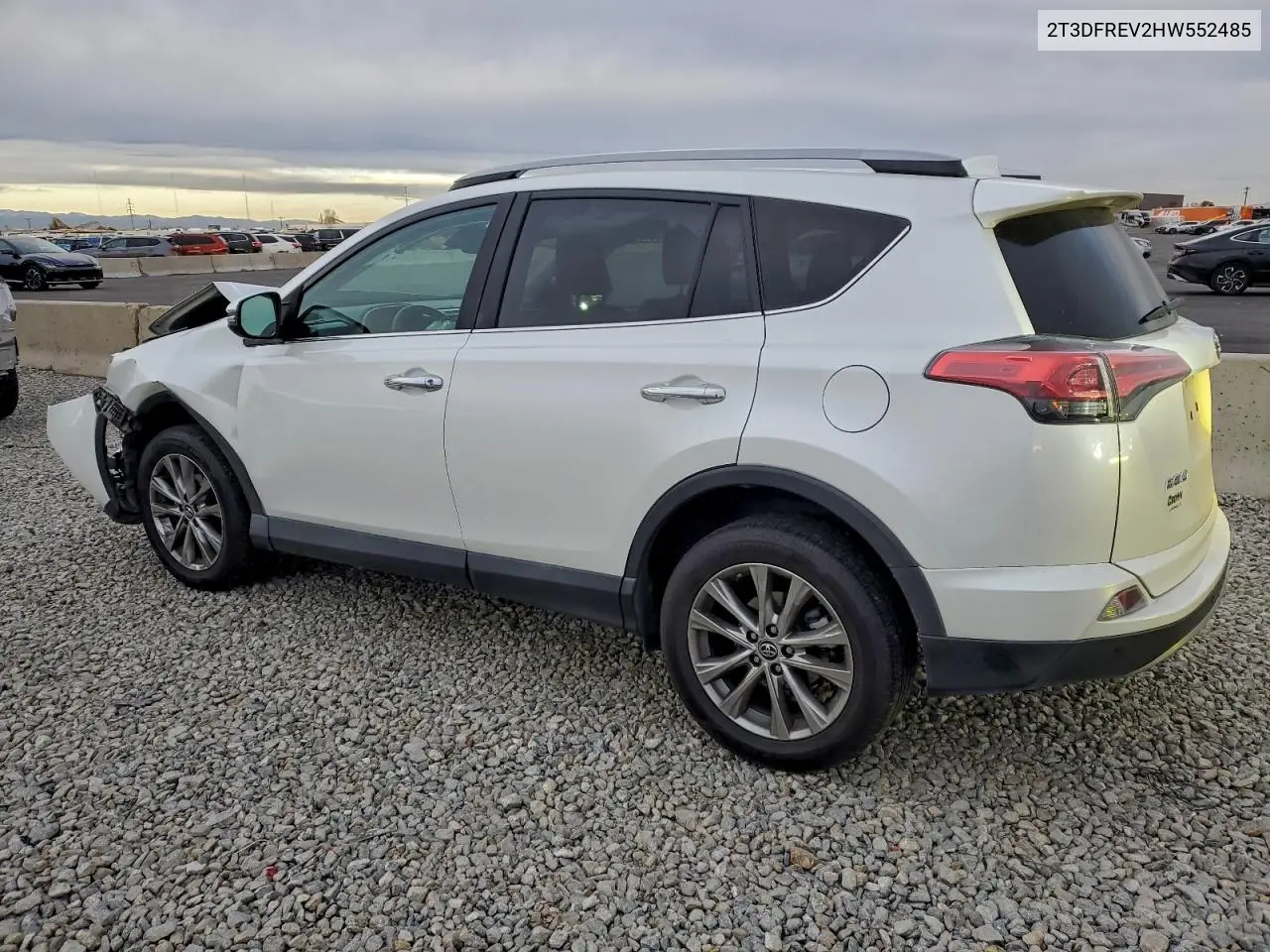 2T3DFREV2HW552485 2017 Toyota Rav4 Limited