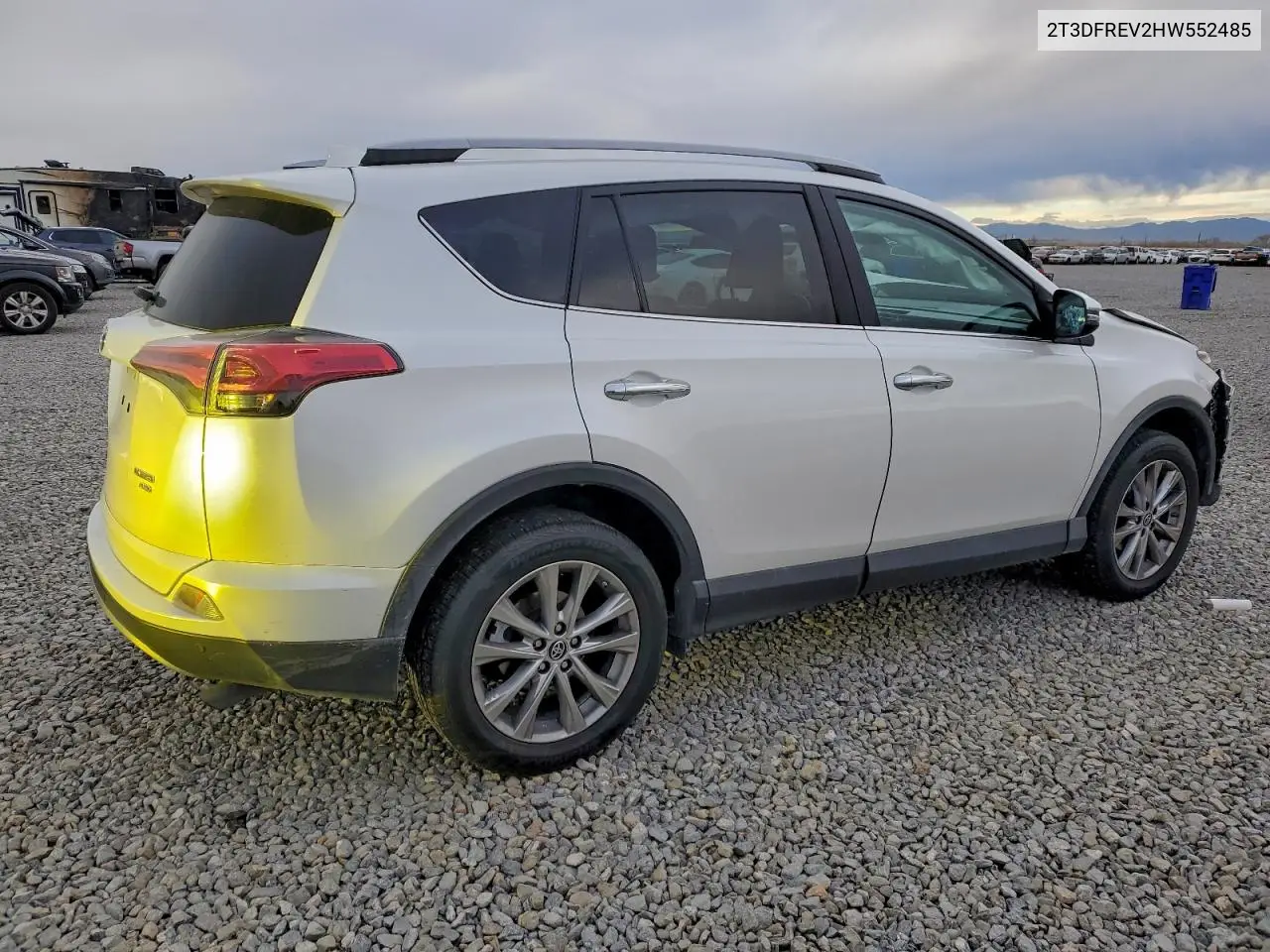 2T3DFREV2HW552485 2017 Toyota Rav4 Limited