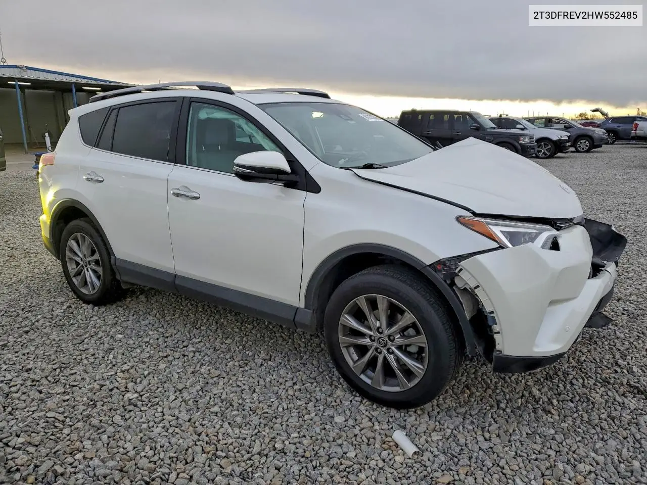 2T3DFREV2HW552485 2017 Toyota Rav4 Limited