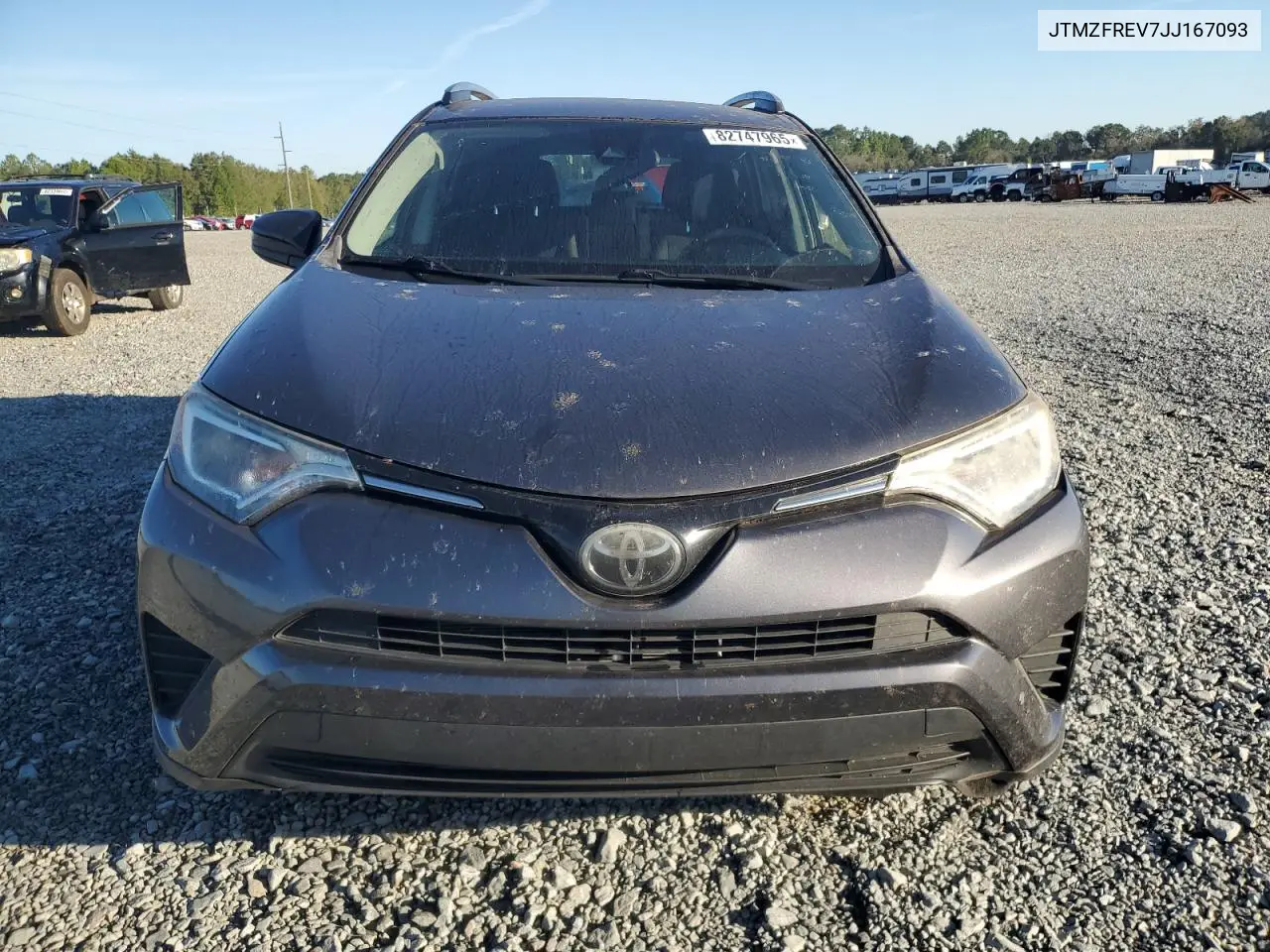 JTMZFREV7JJ167093 2018 Toyota Rav4 Le