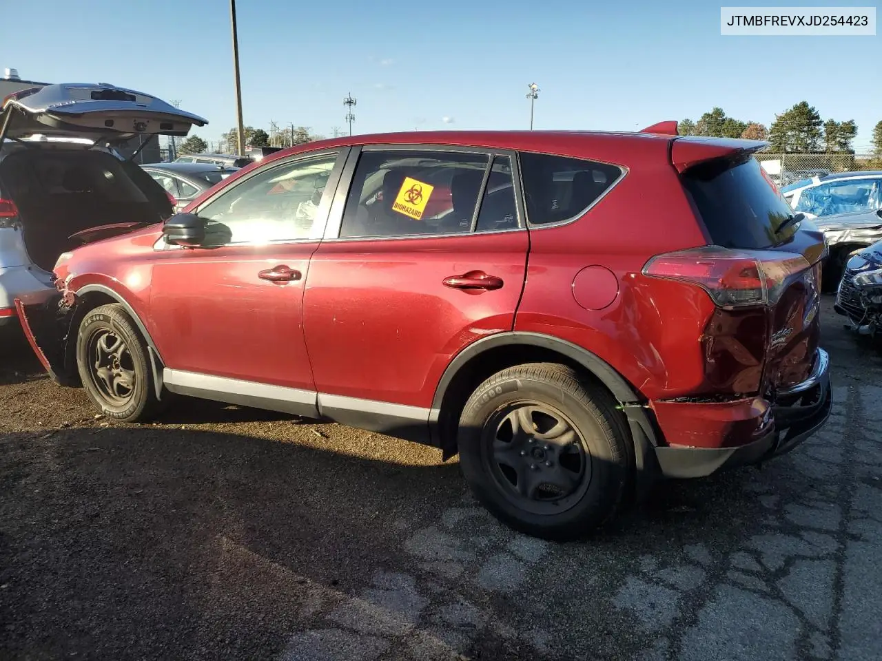 JTMBFREVXJD254423 2018 Toyota Rav4 Le