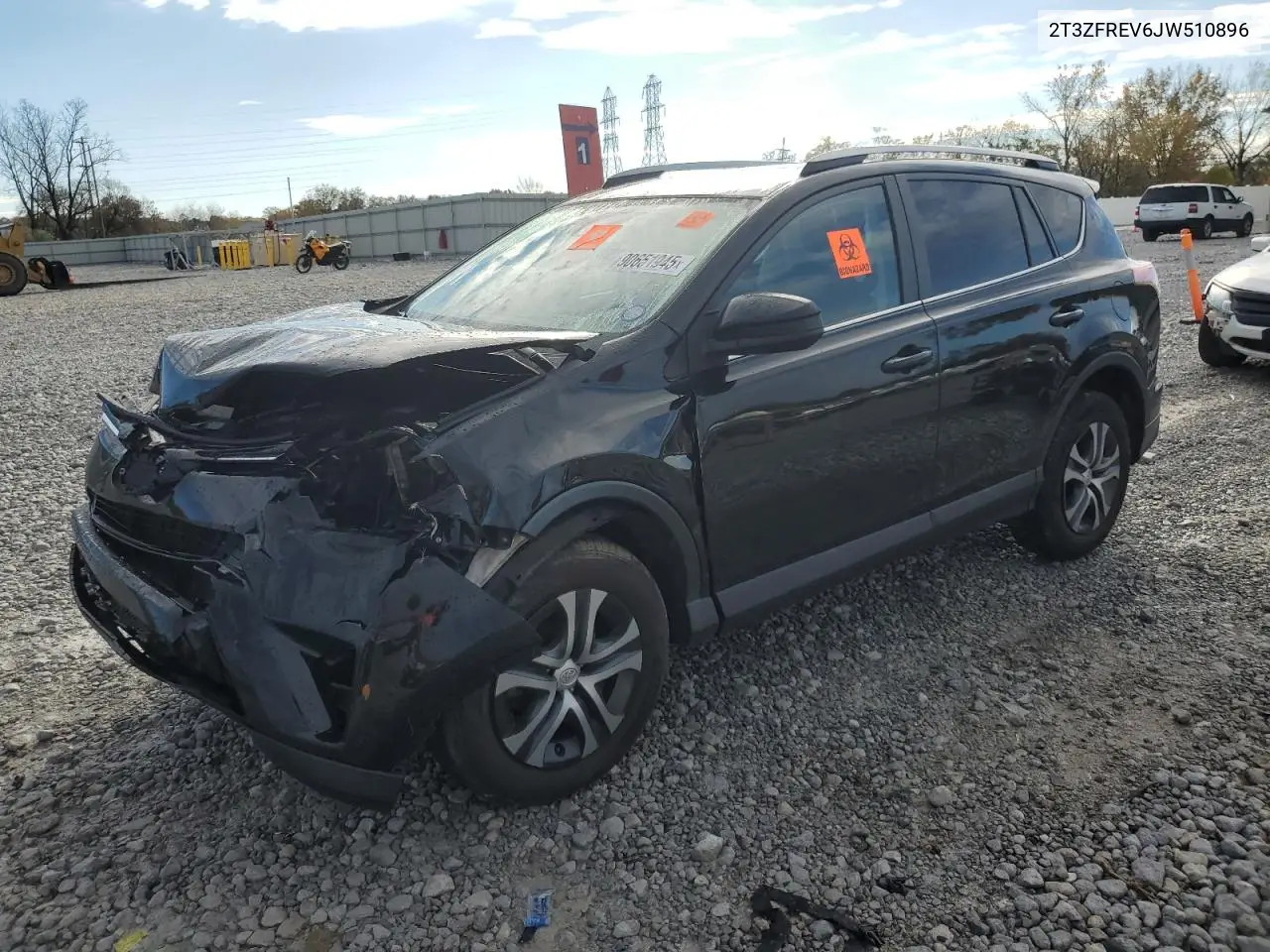 2T3ZFREV6JW510896 2018 Toyota Rav4 Le