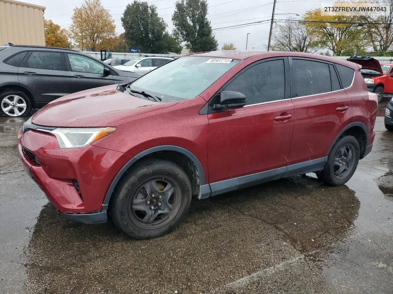 2T3ZFREVXJW447043 2018 Toyota Rav4 Le