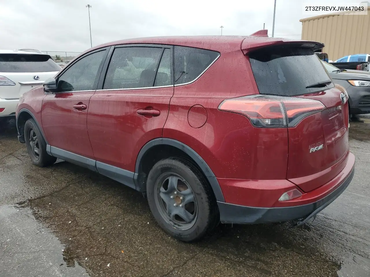2T3ZFREVXJW447043 2018 Toyota Rav4 Le