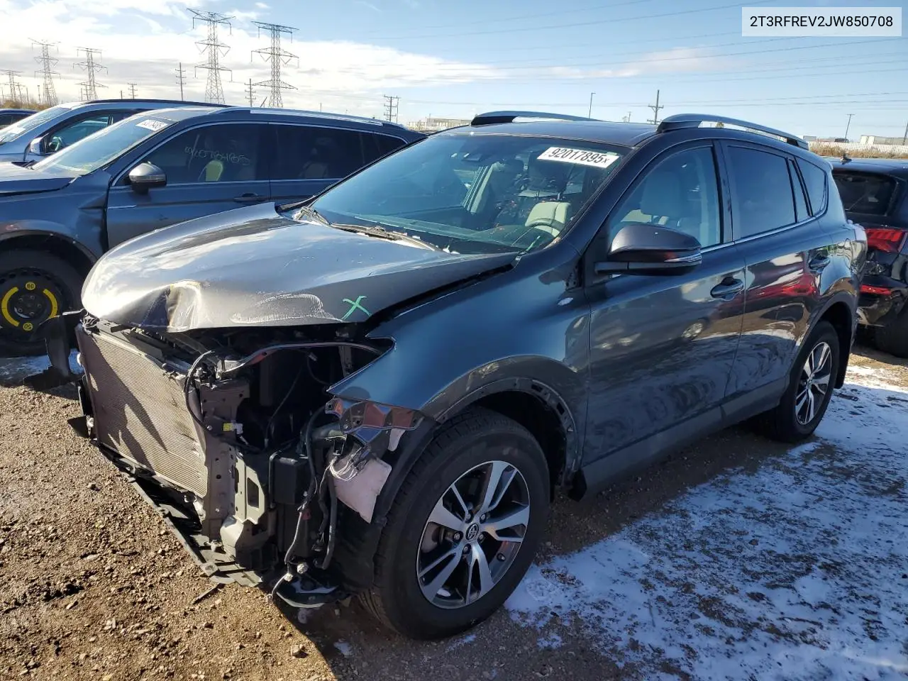 2T3RFREV2JW850708 2018 Toyota Rav4 Adventure