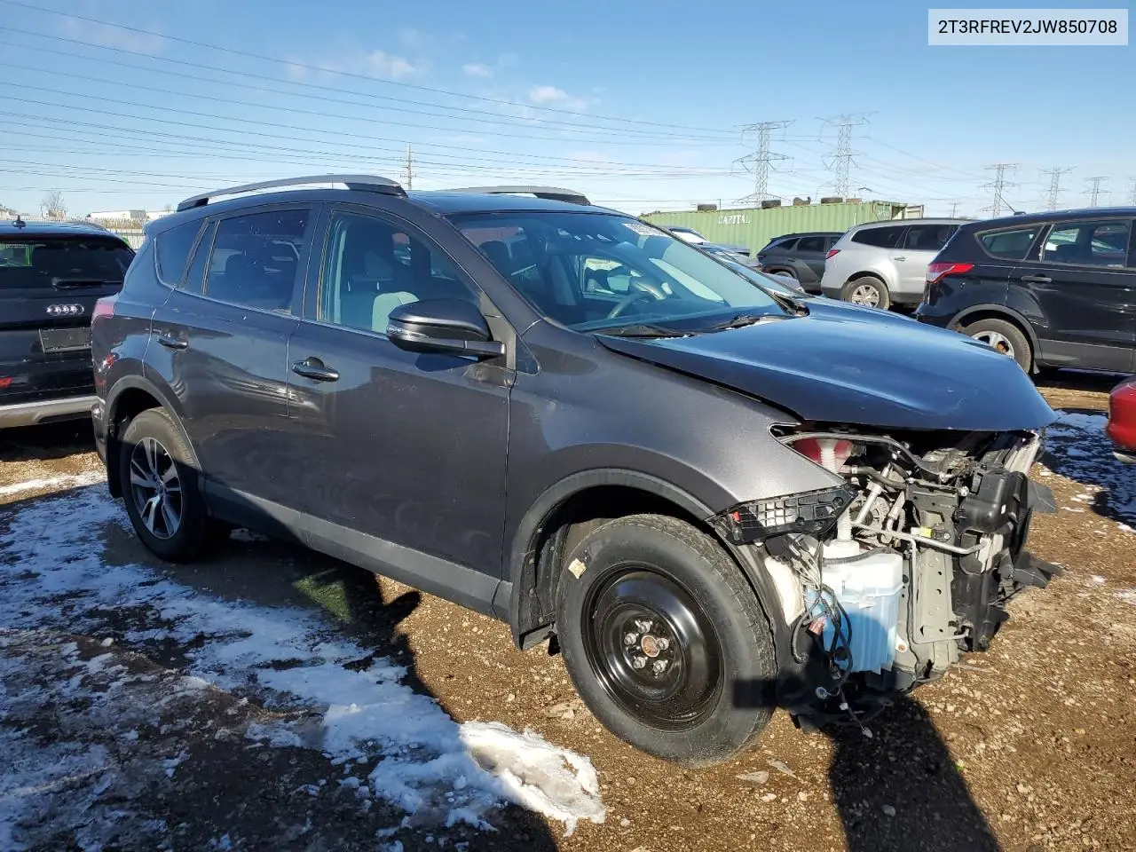 2T3RFREV2JW850708 2018 Toyota Rav4 Adventure