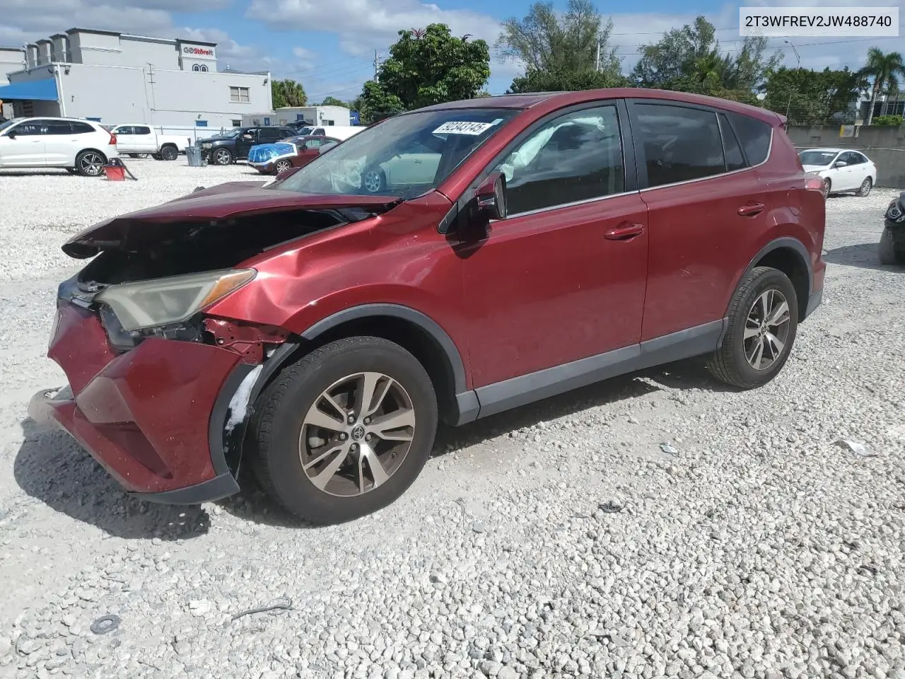 2T3WFREV2JW488740 2018 Toyota Rav4 Adventure