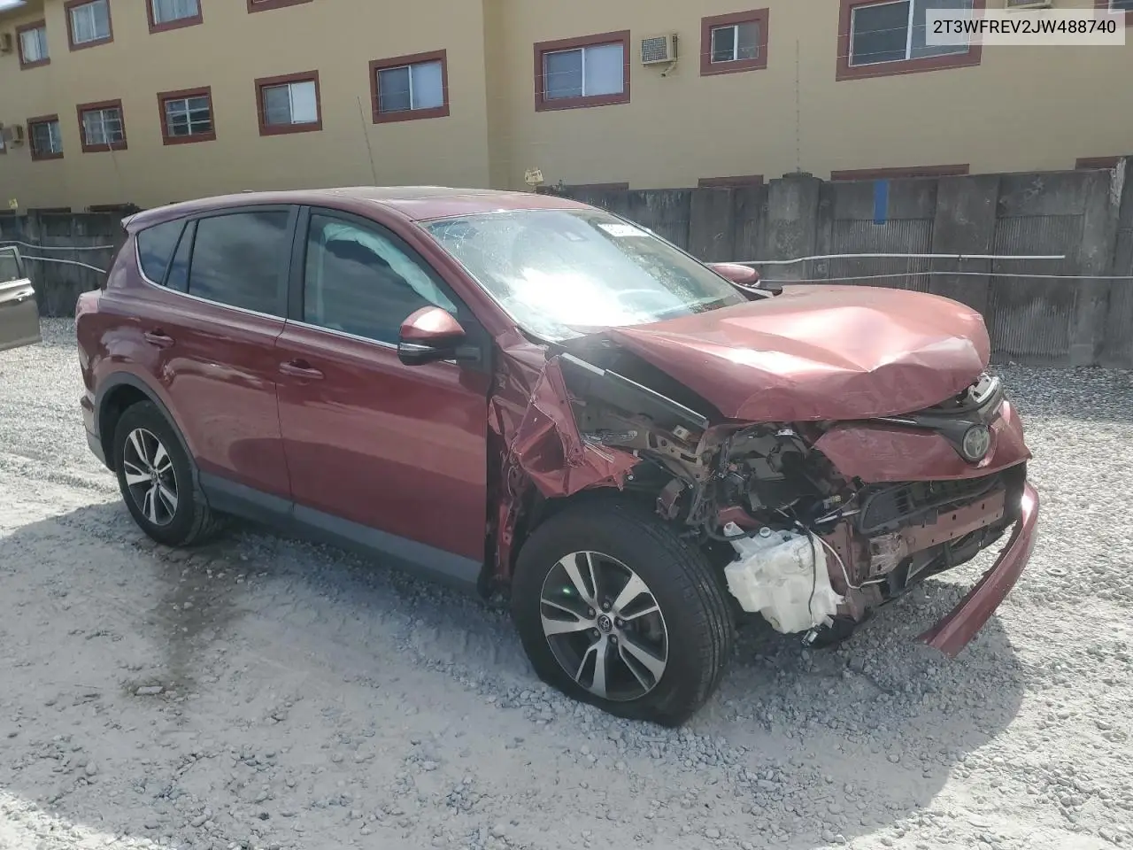 2T3WFREV2JW488740 2018 Toyota Rav4 Adventure