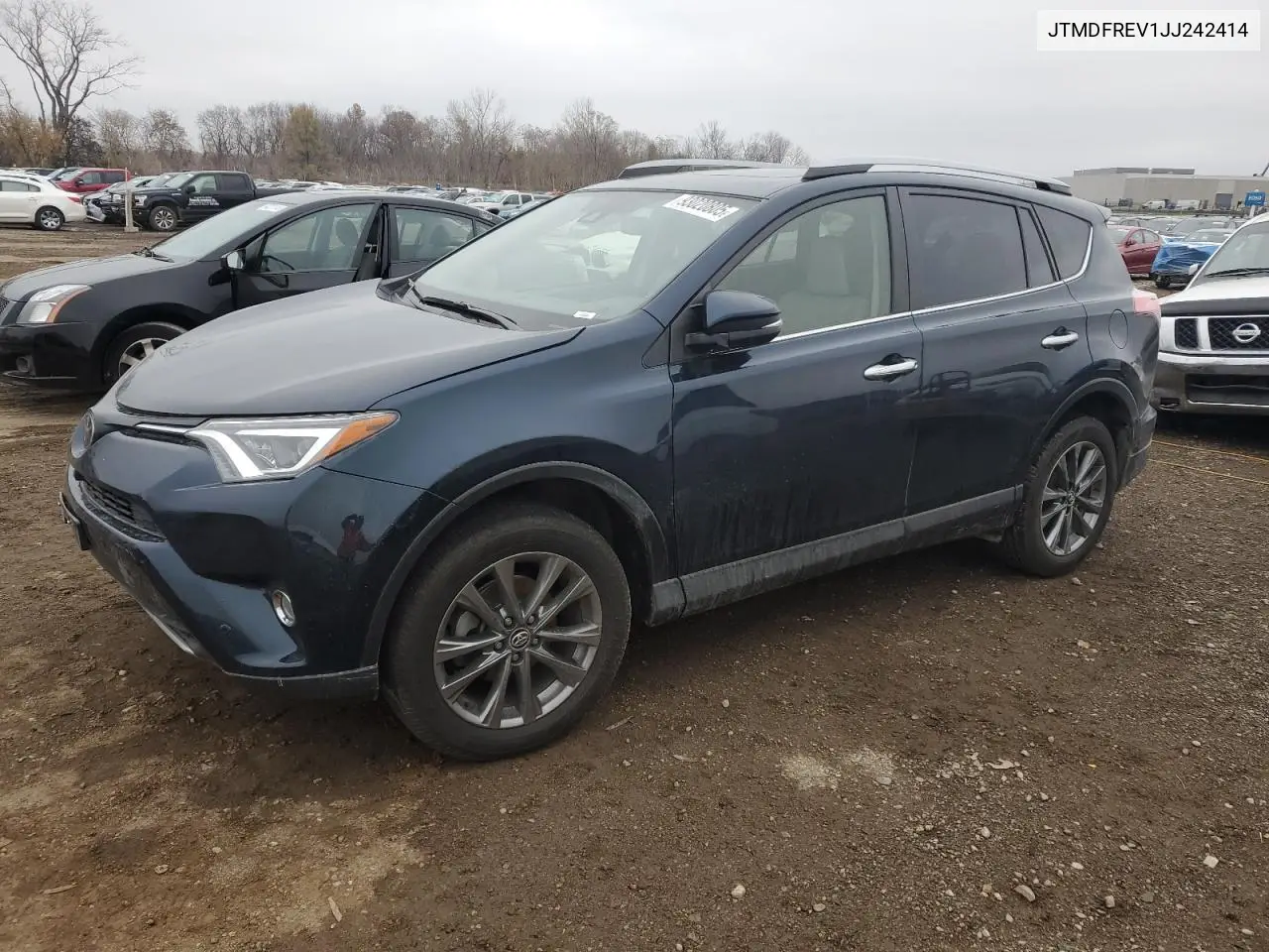 JTMDFREV1JJ242414 2018 Toyota Rav4 Limited