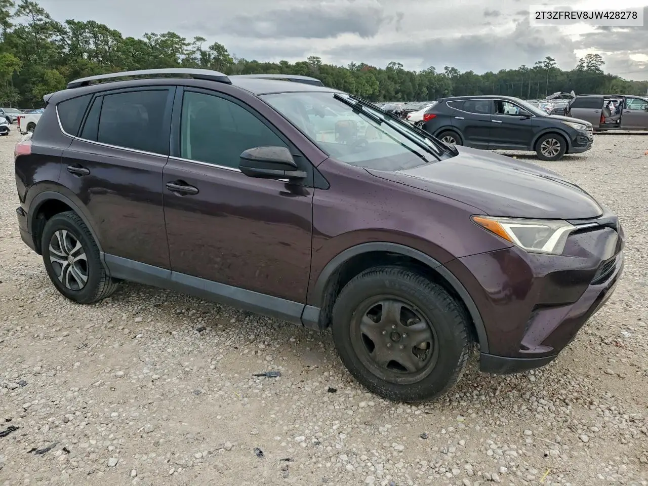 2T3ZFREV8JW428278 2018 Toyota Rav4 Le