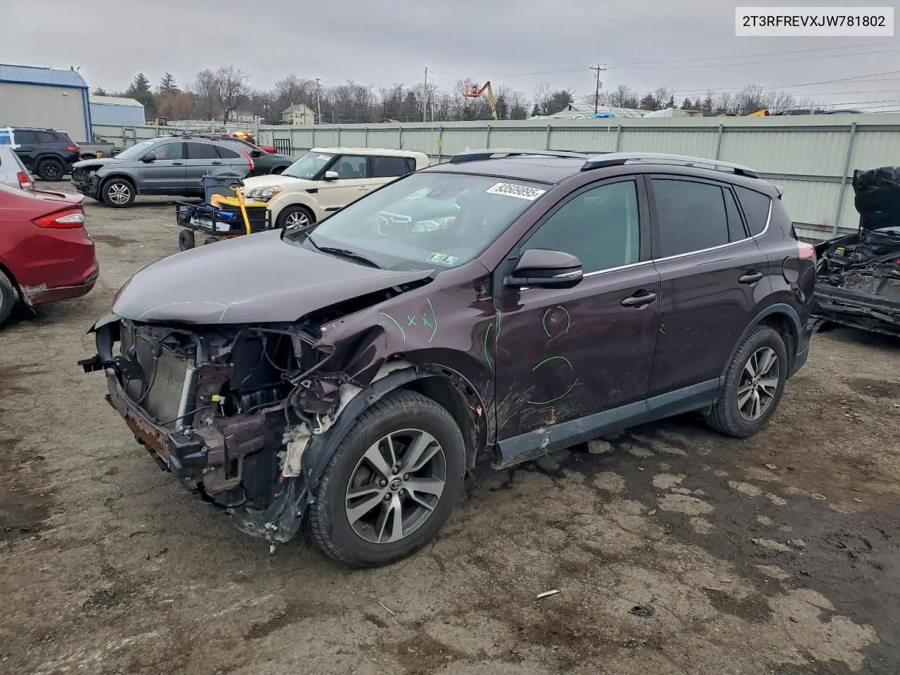 2T3RFREVXJW781802 2018 Toyota Rav4 Adventure