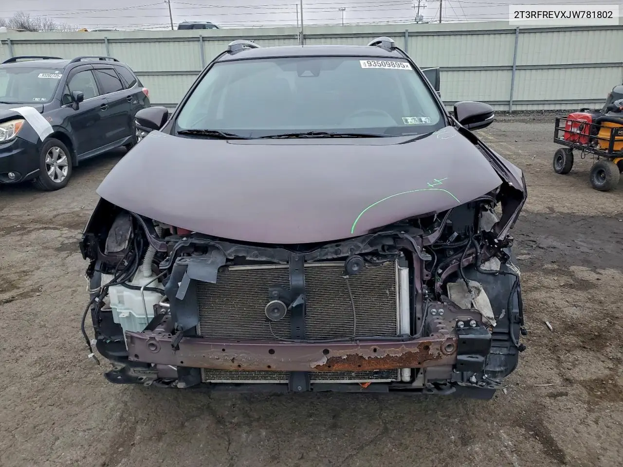 2T3RFREVXJW781802 2018 Toyota Rav4 Adventure