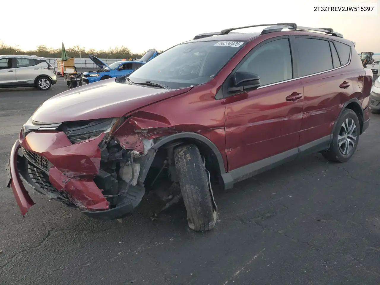 2T3ZFREV2JW515397 2018 Toyota Rav4 Le