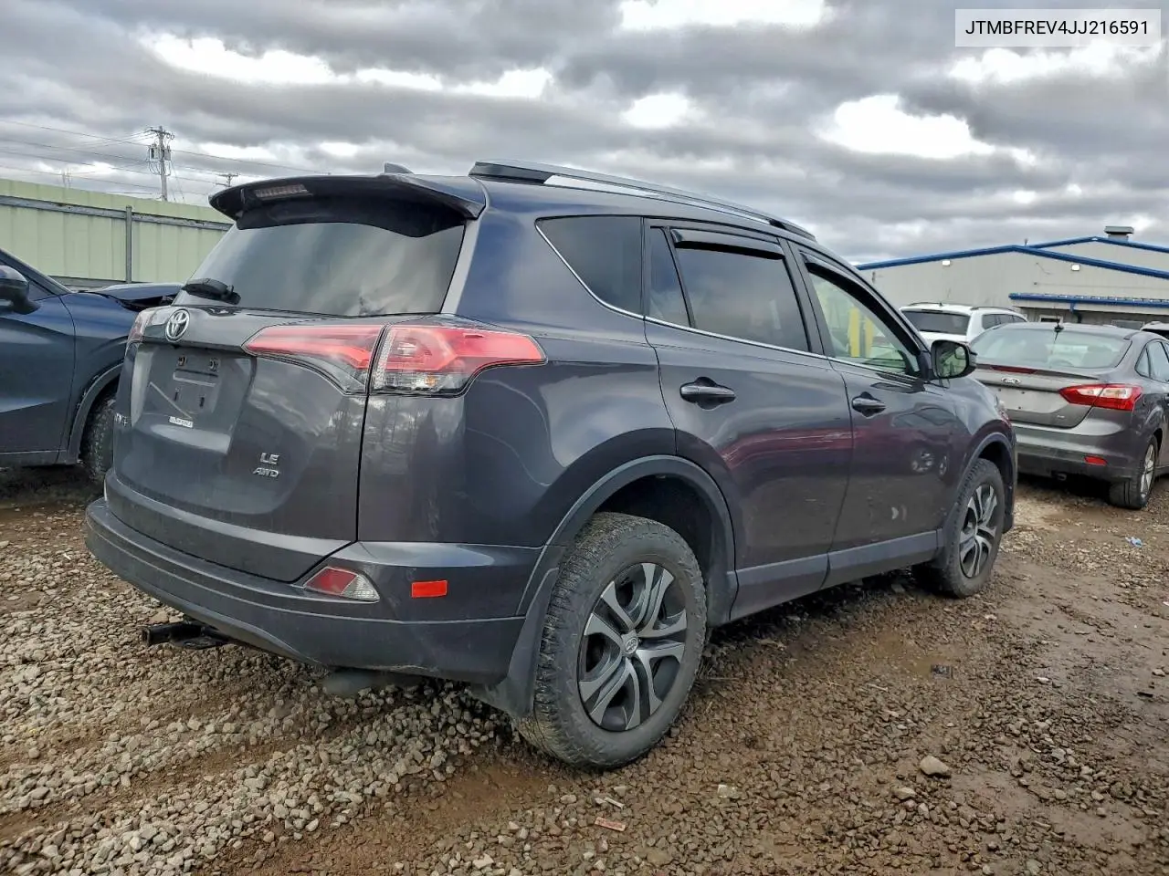 JTMBFREV4JJ216591 2018 Toyota Rav4 Le