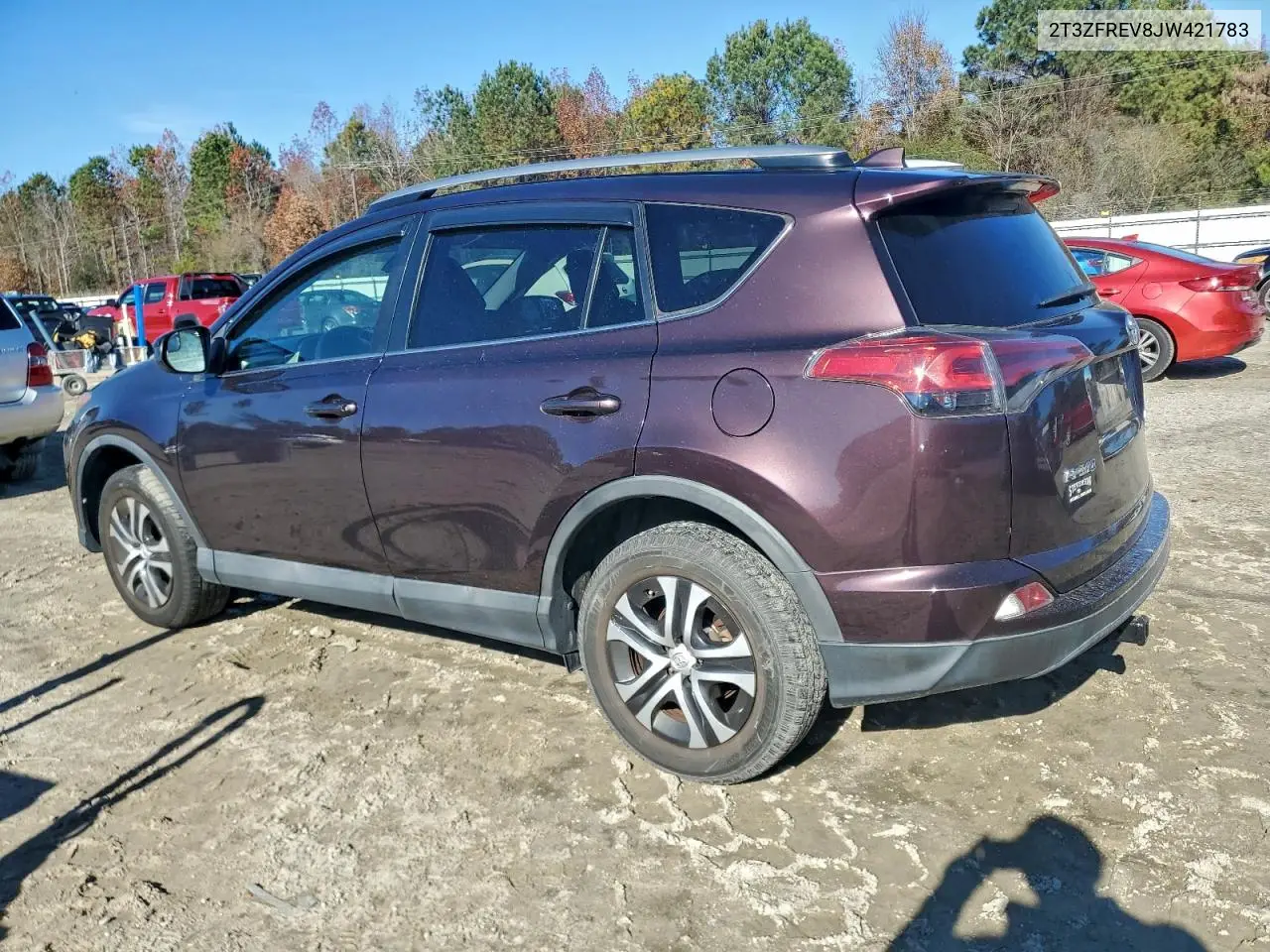 2T3ZFREV8JW421783 2018 Toyota Rav4 Le