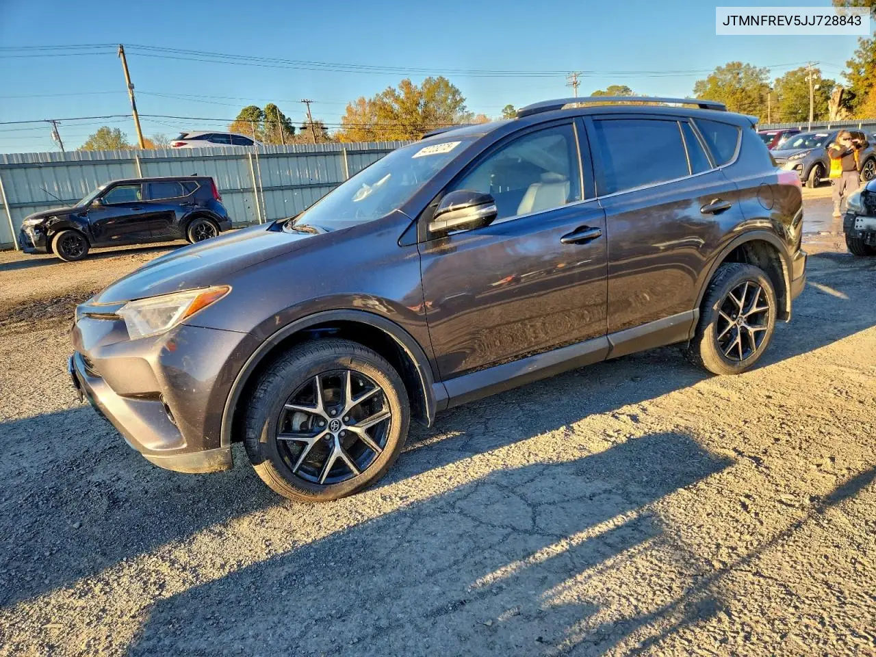 JTMNFREV5JJ728843 2018 Toyota Rav4 Se