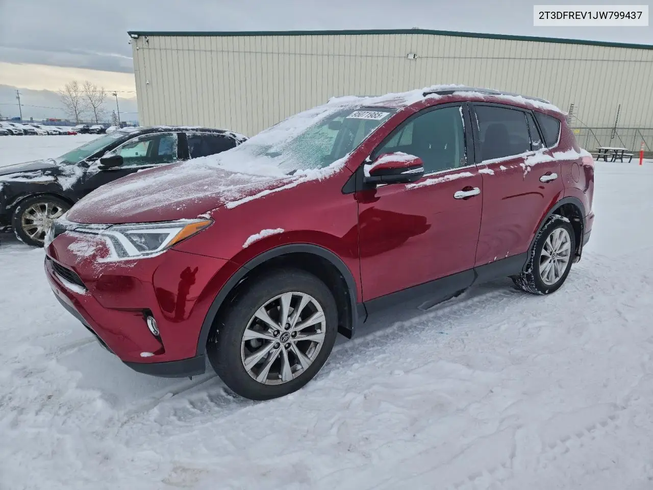 2T3DFREV1JW799437 2018 Toyota Rav4 Limited