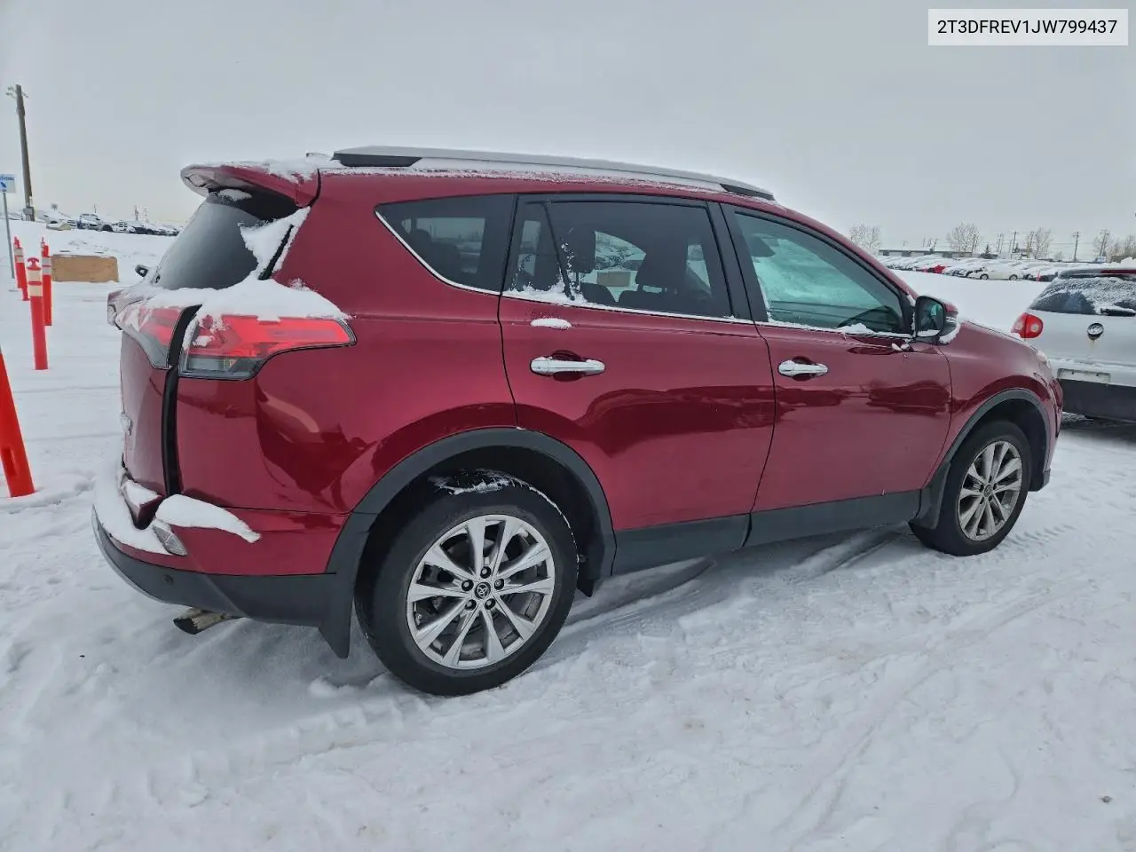 2T3DFREV1JW799437 2018 Toyota Rav4 Limited