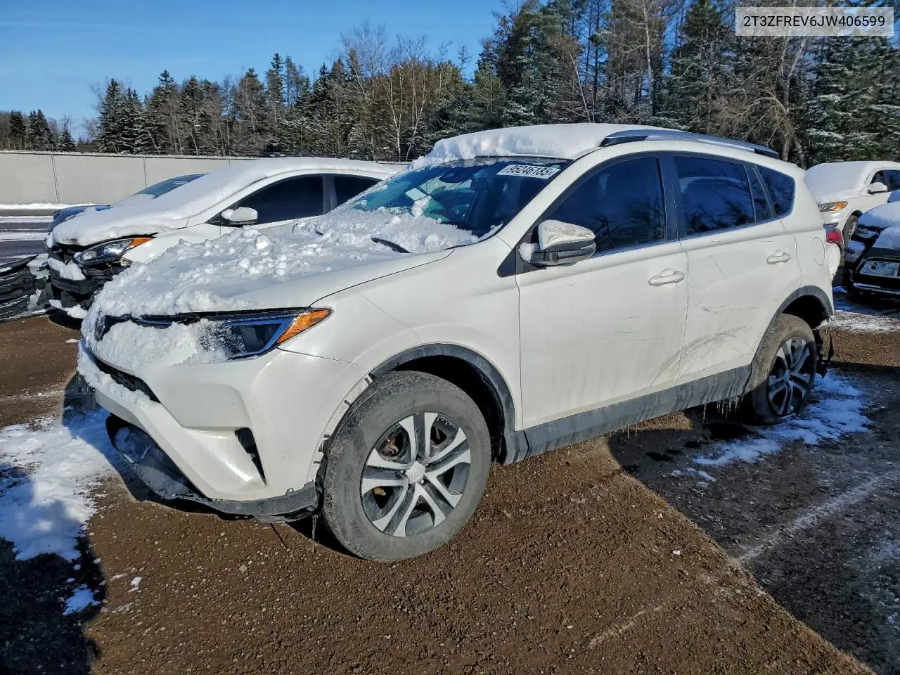 2T3ZFREV6JW406599 2018 Toyota Rav4 Le
