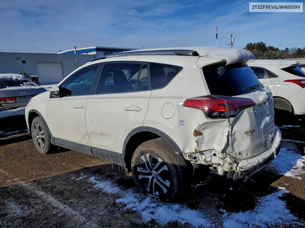 2T3ZFREV6JW406599 2018 Toyota Rav4 Le