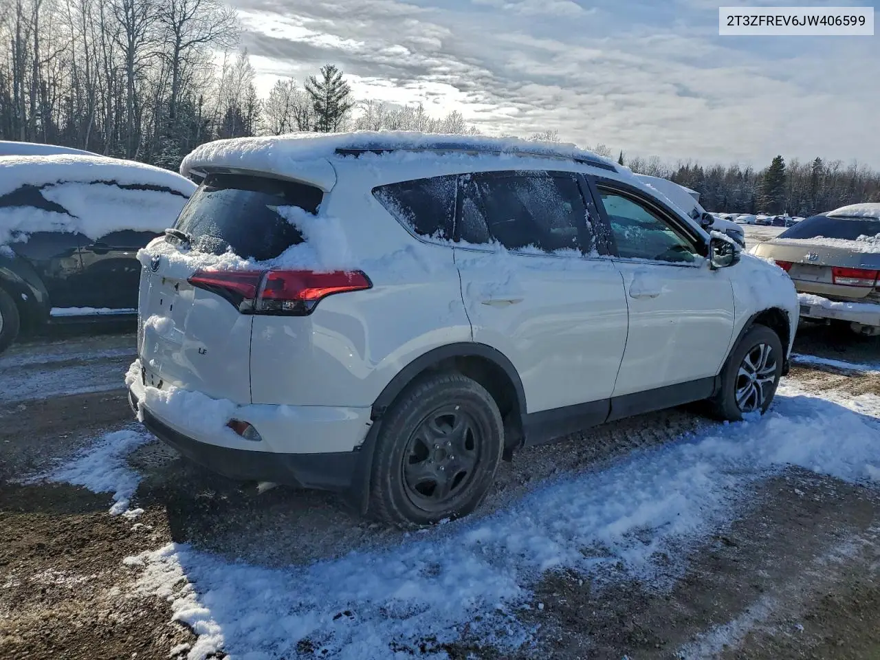 2T3ZFREV6JW406599 2018 Toyota Rav4 Le