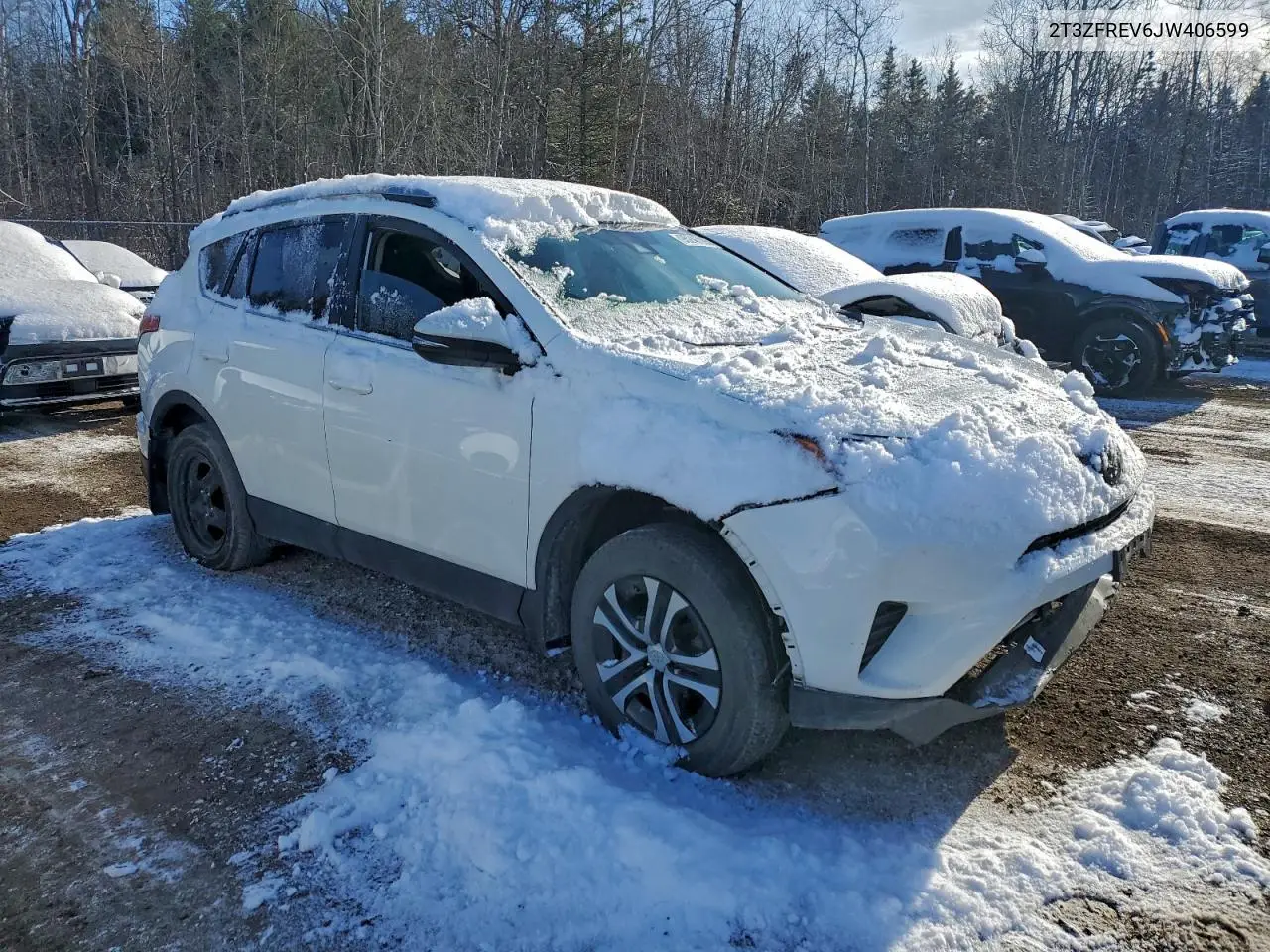 2T3ZFREV6JW406599 2018 Toyota Rav4 Le