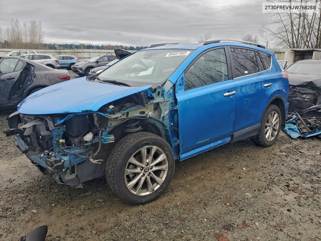 2T3DFREV9JW768288 2018 Toyota Rav4 Limited