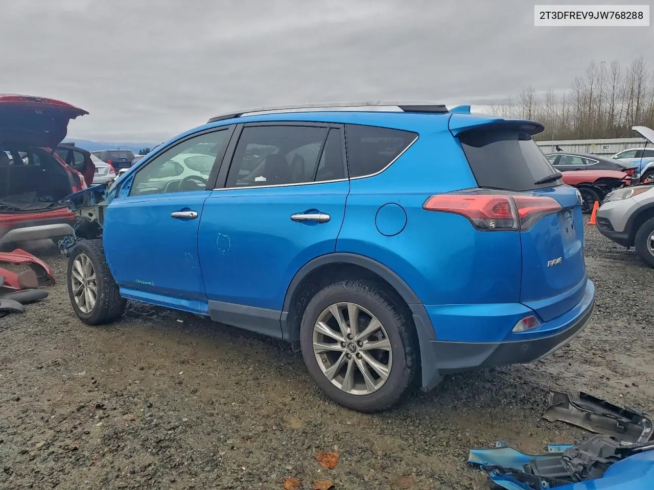 2T3DFREV9JW768288 2018 Toyota Rav4 Limited