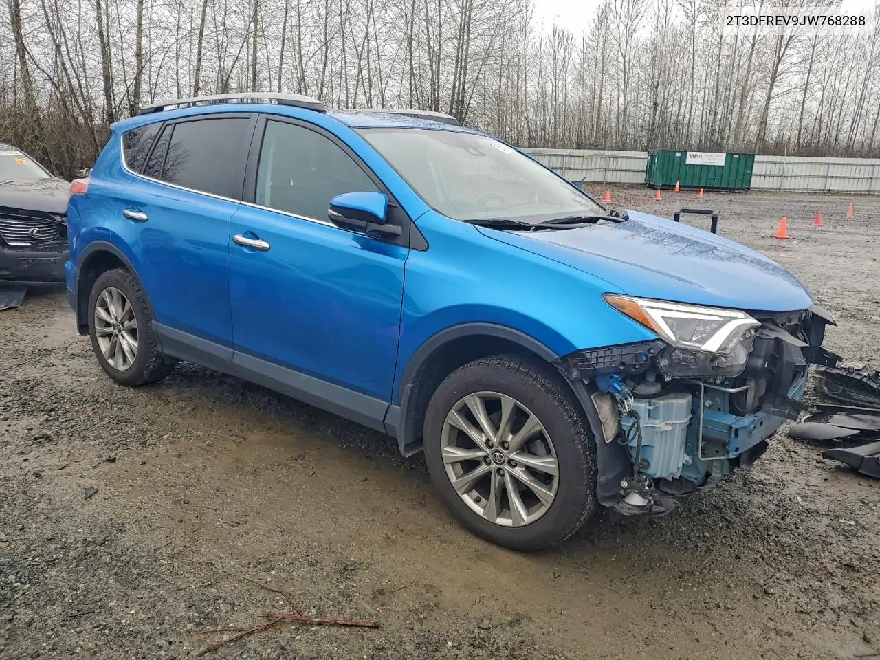2T3DFREV9JW768288 2018 Toyota Rav4 Limited