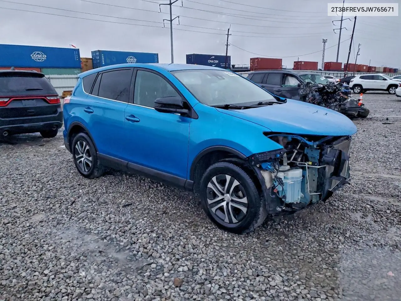 2T3BFREV5JW765671 2018 Toyota Rav4 Le
