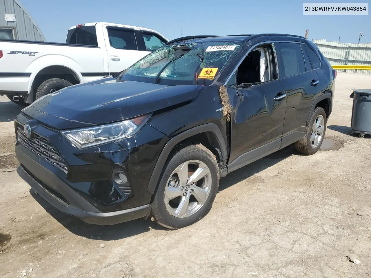 2T3DWRFV7KW043854 2019 Toyota Rav4 Limited