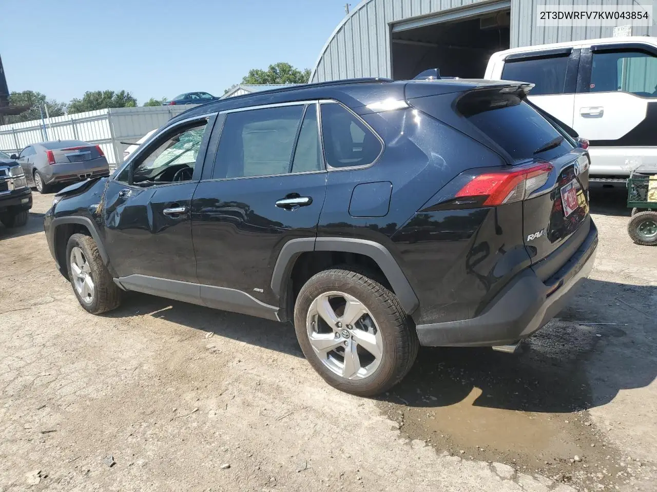 2T3DWRFV7KW043854 2019 Toyota Rav4 Limited