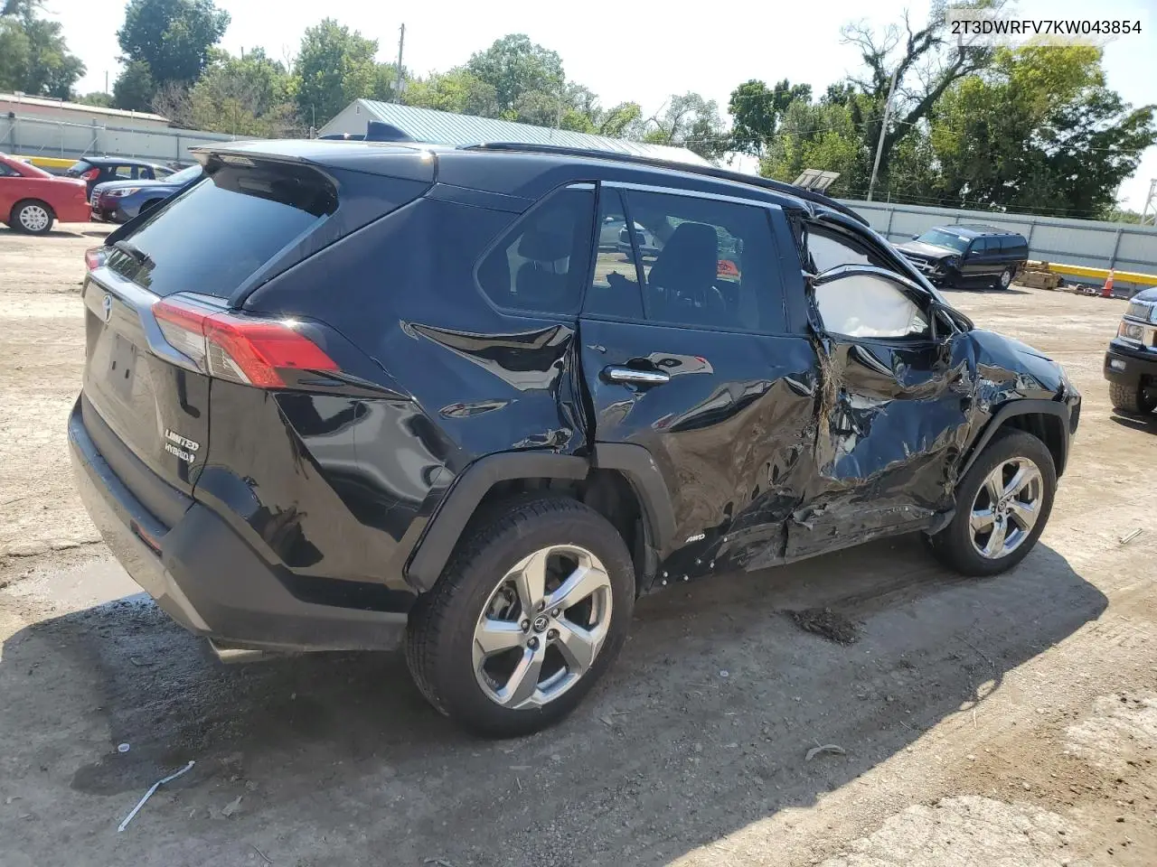 2T3DWRFV7KW043854 2019 Toyota Rav4 Limited