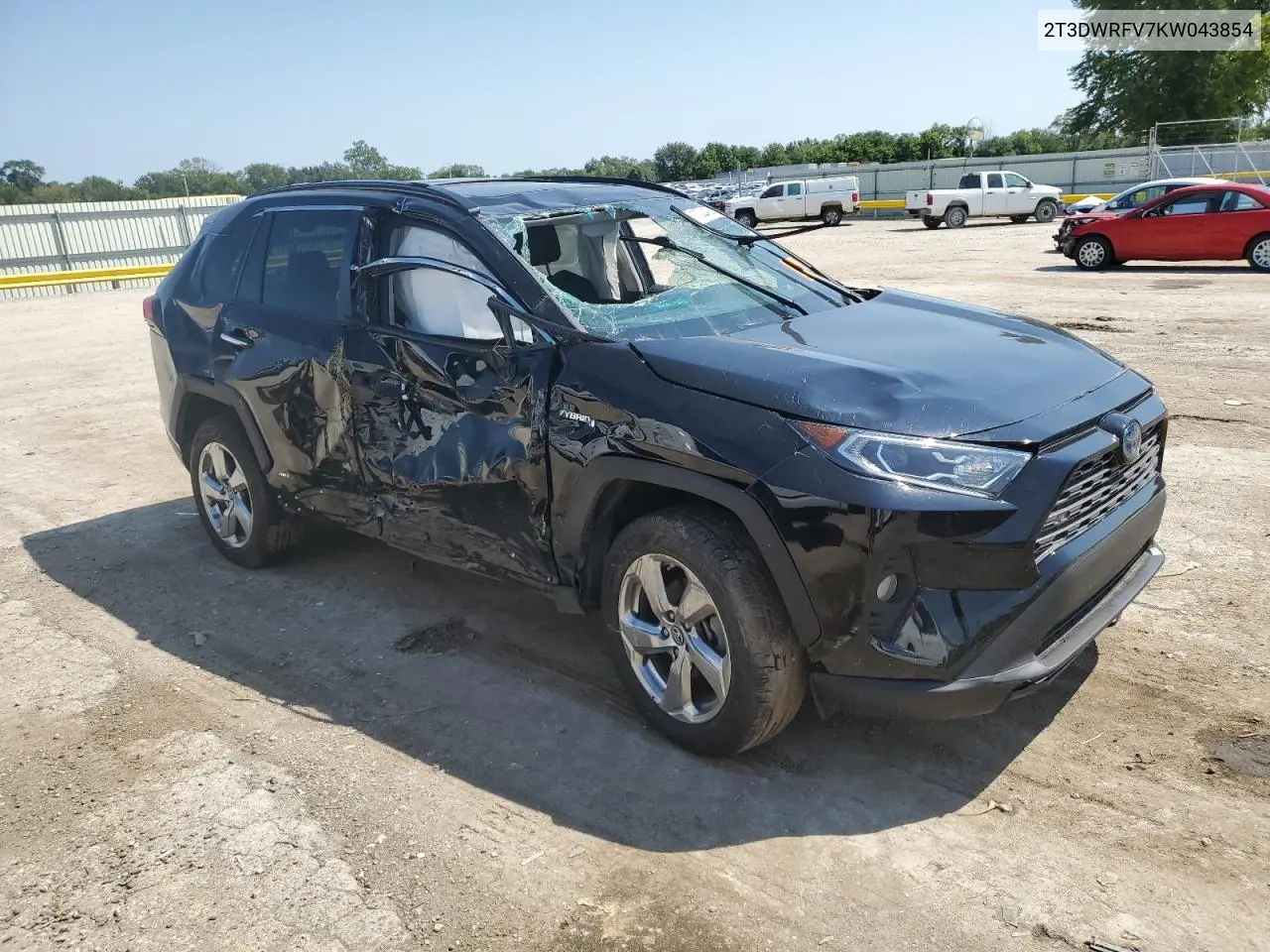 2T3DWRFV7KW043854 2019 Toyota Rav4 Limited