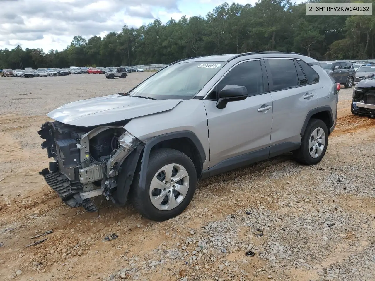 2T3H1RFV2KW040232 2019 Toyota Rav4 Le