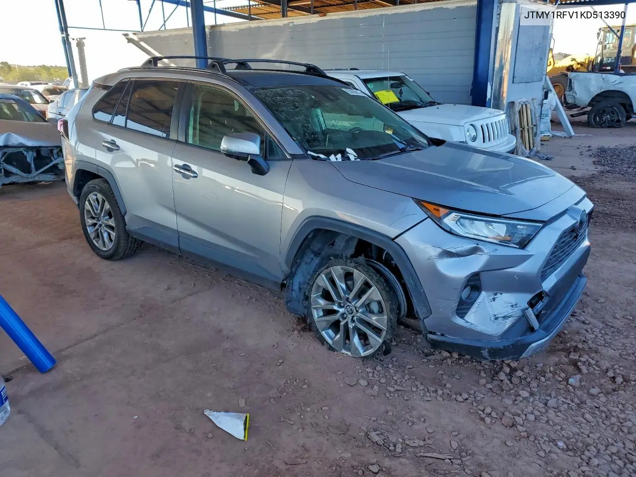 JTMY1RFV1KD513390 2019 Toyota Rav4 Limited