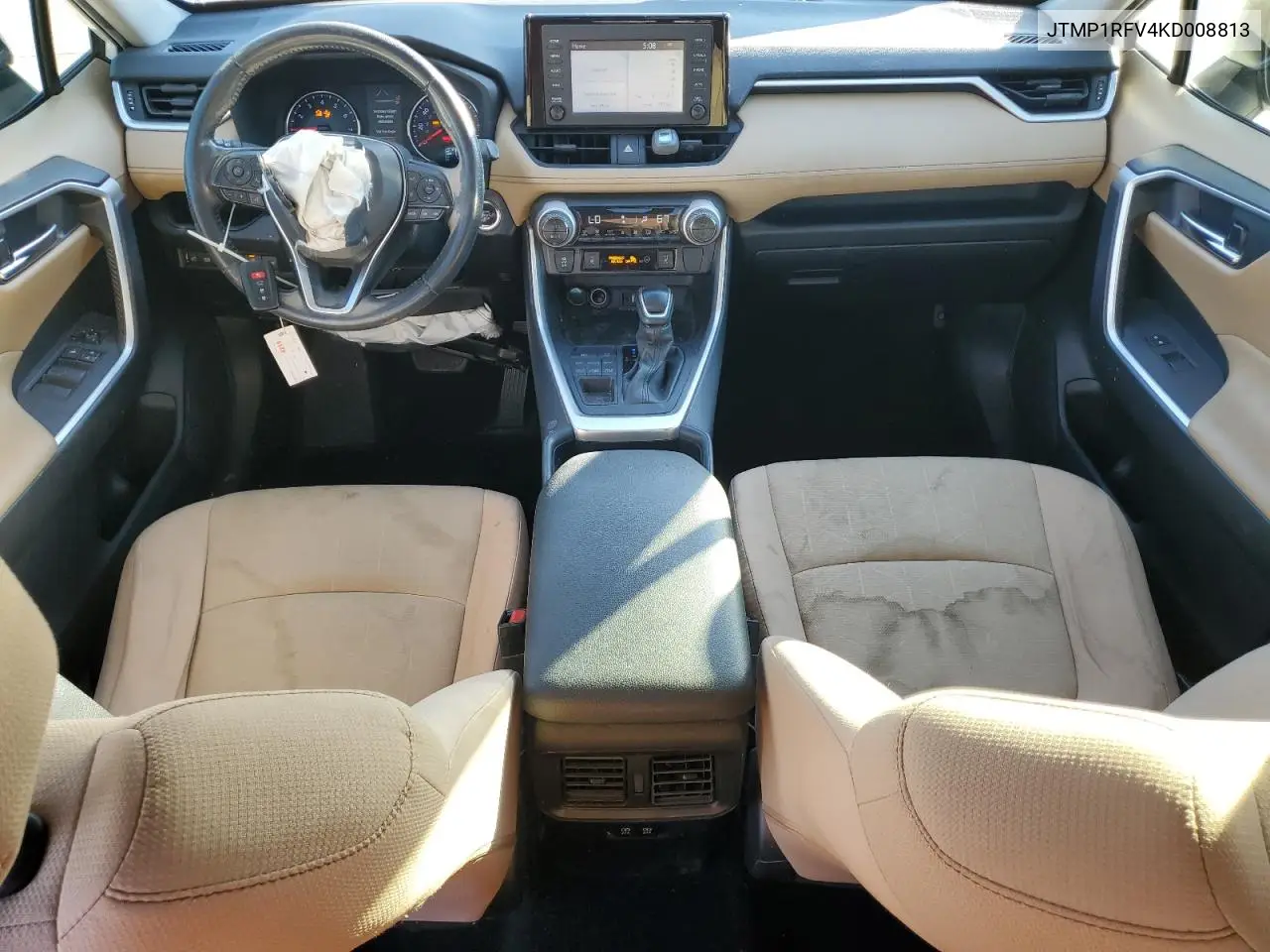 JTMP1RFV4KD008813 2019 Toyota Rav4 Xle