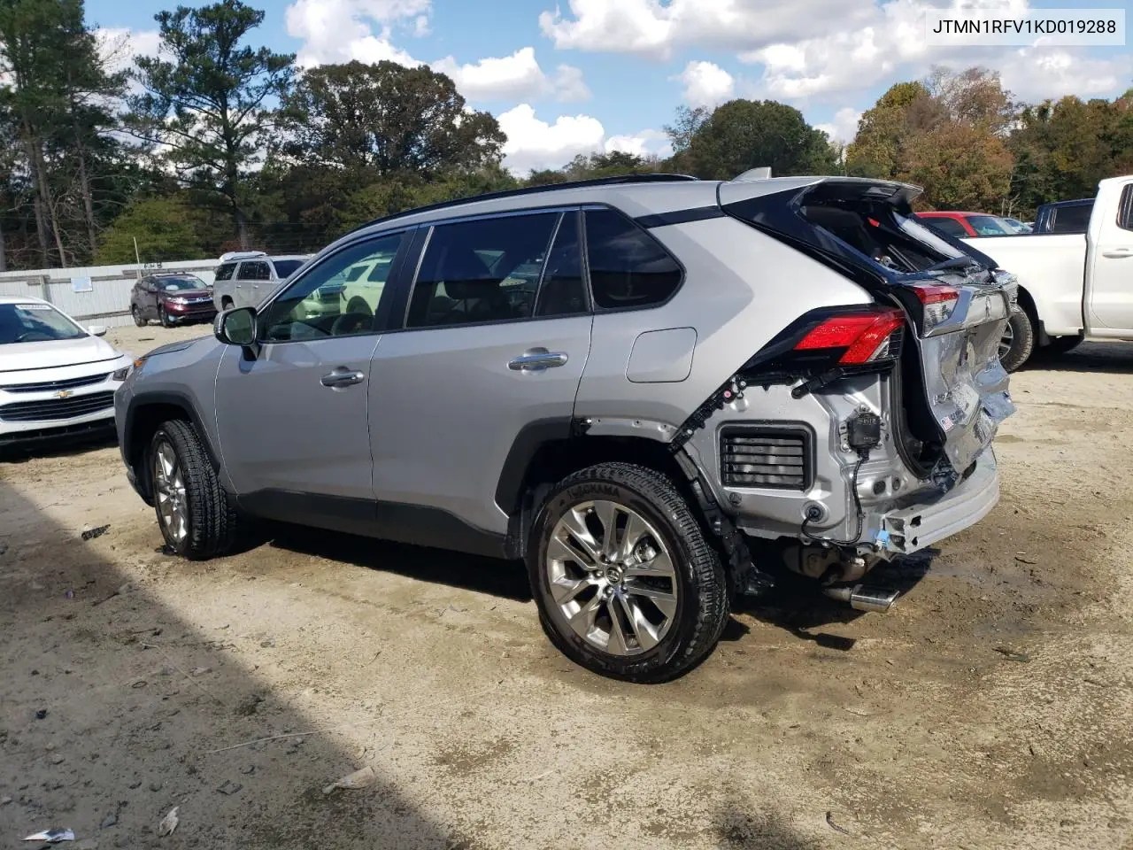JTMN1RFV1KD019288 2019 Toyota Rav4 Limited