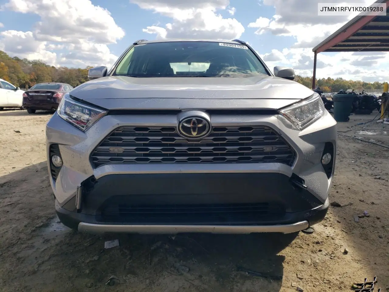 JTMN1RFV1KD019288 2019 Toyota Rav4 Limited