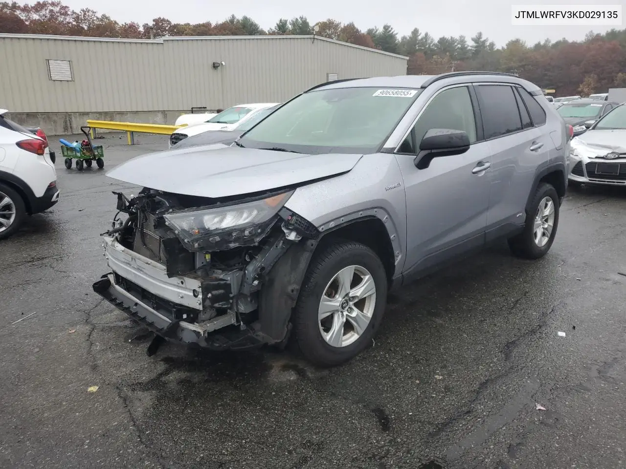 JTMLWRFV3KD029135 2019 Toyota Rav4 Le