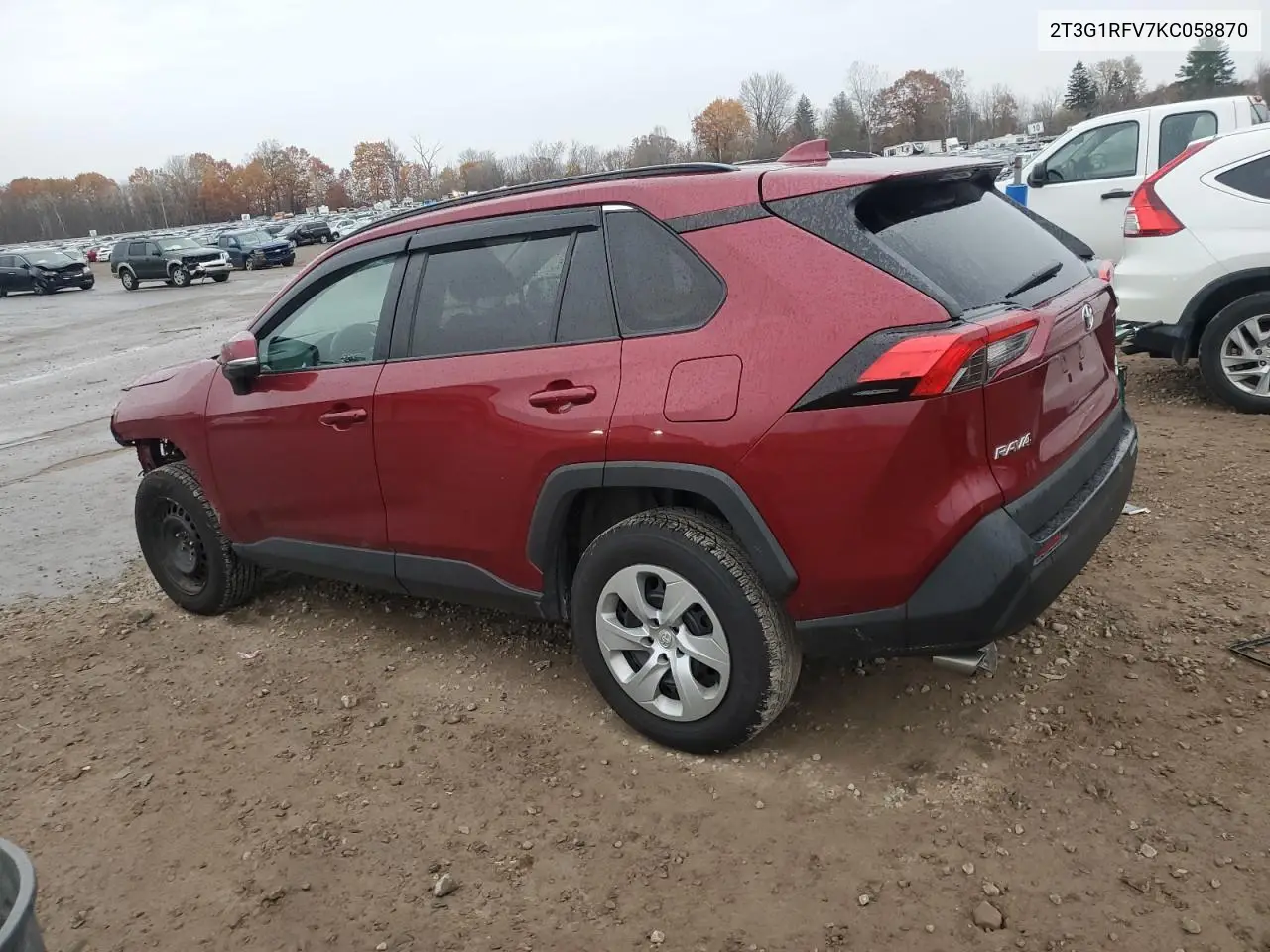 2T3G1RFV7KC058870 2019 Toyota Rav4 Le