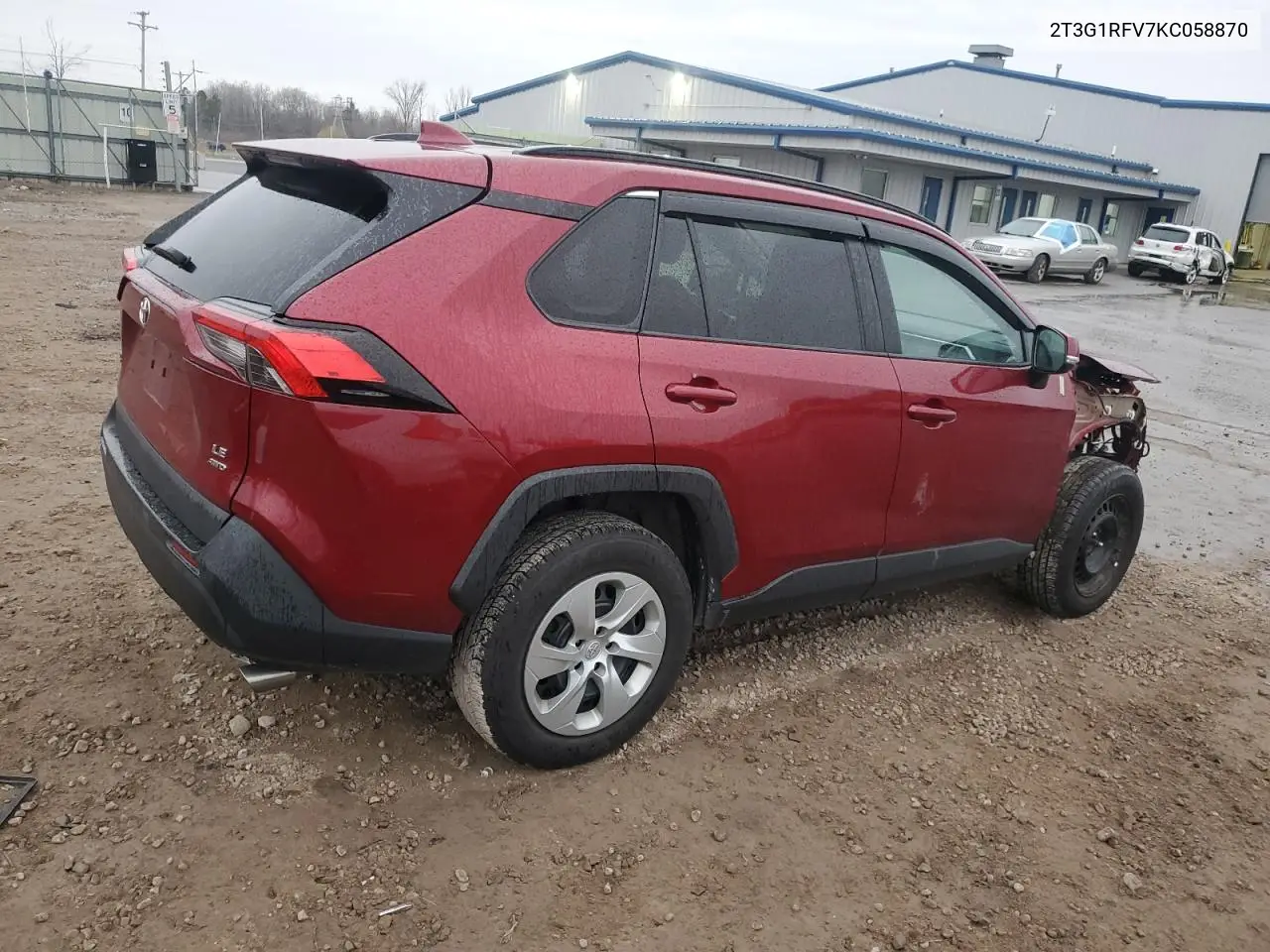 2T3G1RFV7KC058870 2019 Toyota Rav4 Le