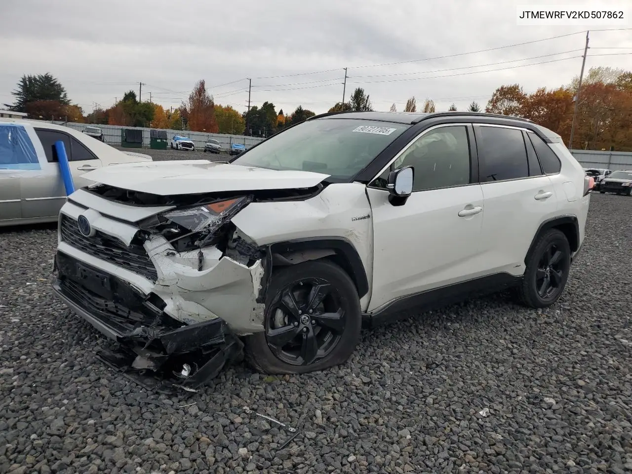 JTMEWRFV2KD507862 2019 Toyota Rav4 Xse